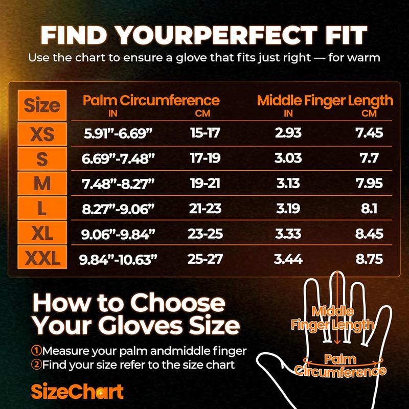 Winter Waterproof Sky Snow Warm Gloves for Women Men,Wind proof Cold Weather Thermal with Touchscreen Fingers, for Running Driving Cycling Hiking Biking Outdoor Sports Daily Work Out.