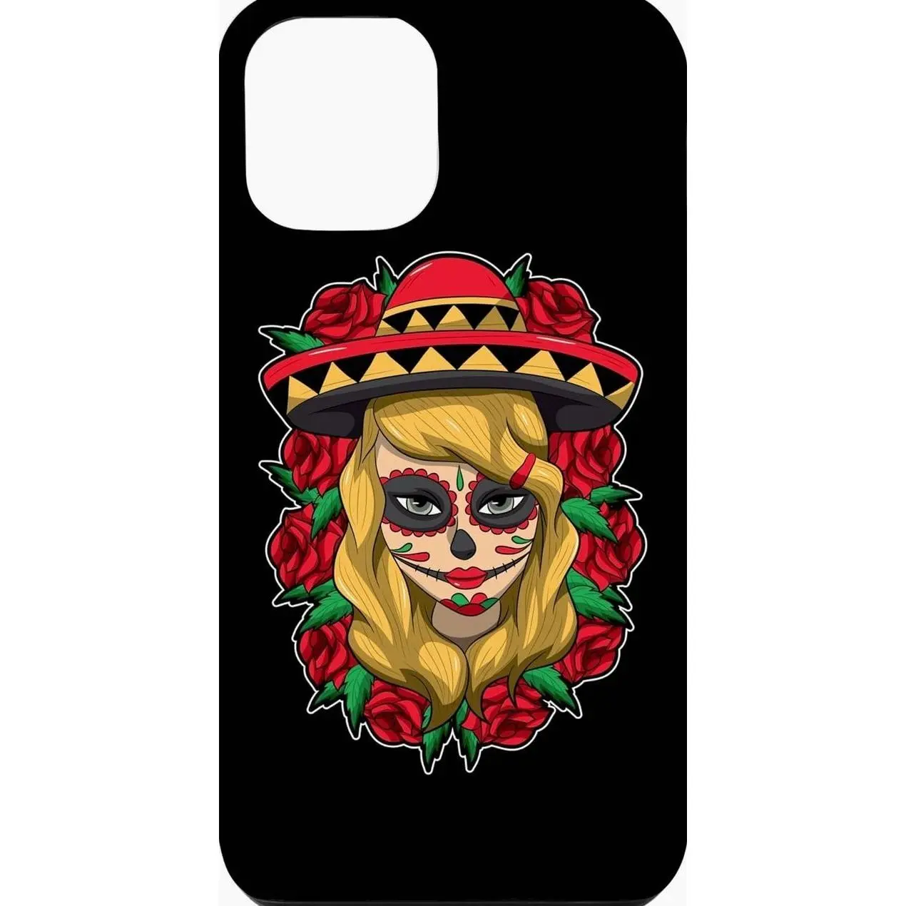 iPhone La Calavera Catrina - Santa Muerte - Lady Of The Dead Case (All Models)