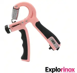 Explorinox Hand Grip Strengthener Adjustable Resistance 22-132 lbs Forearm Exerciser Grip Strength Trainer for Muscle Building and Injury Recovery for Athletes