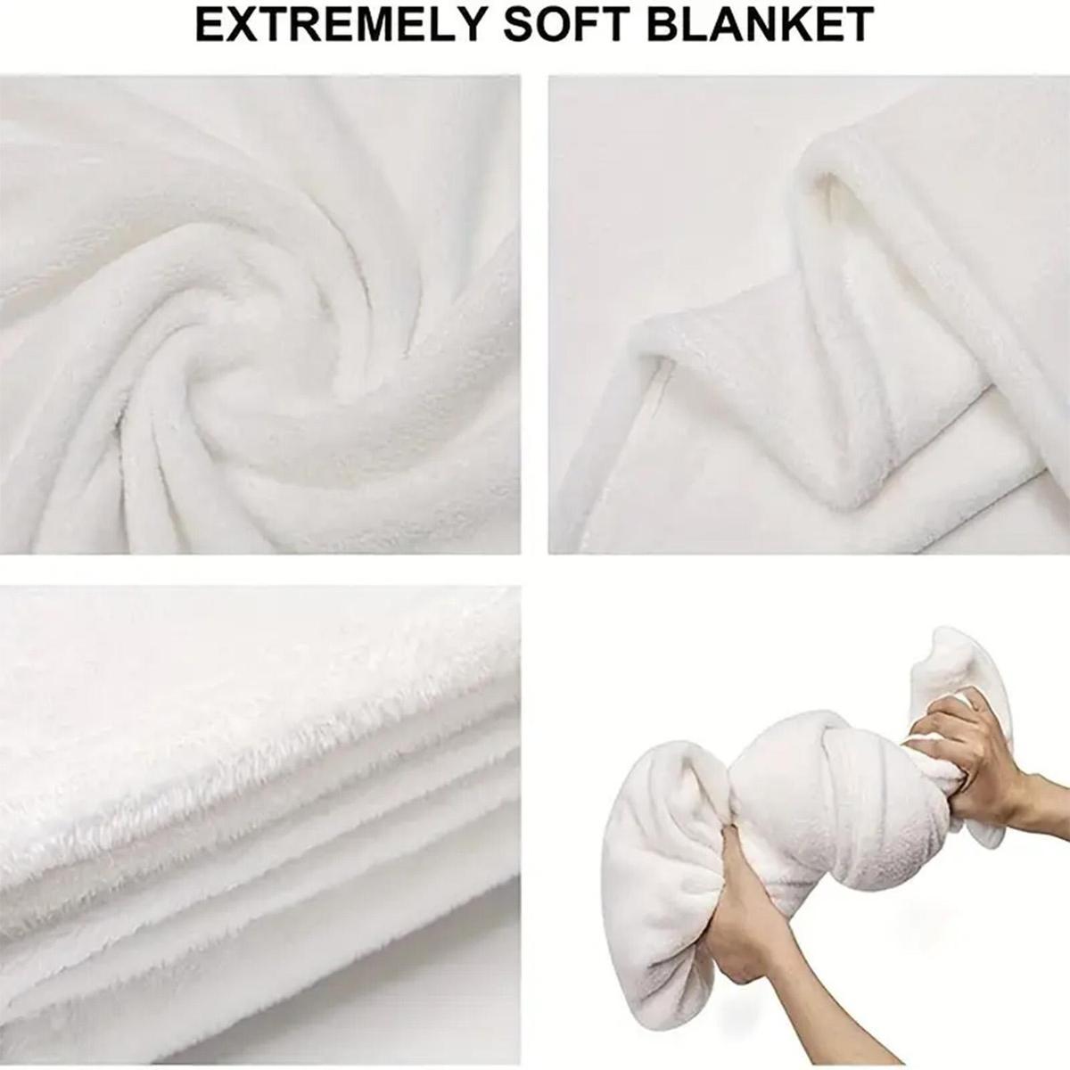 Flannel High-Definition Printed Blanket, Sister Gift, BFF Gift, Best Friend Gift, Gift, Decor, Suitable for Sofa, Bed, Travel, Outdoor, Comfortable, Office, Flannel Blanket, Small Cover, Nap Mat, Air Conditioning Blanket