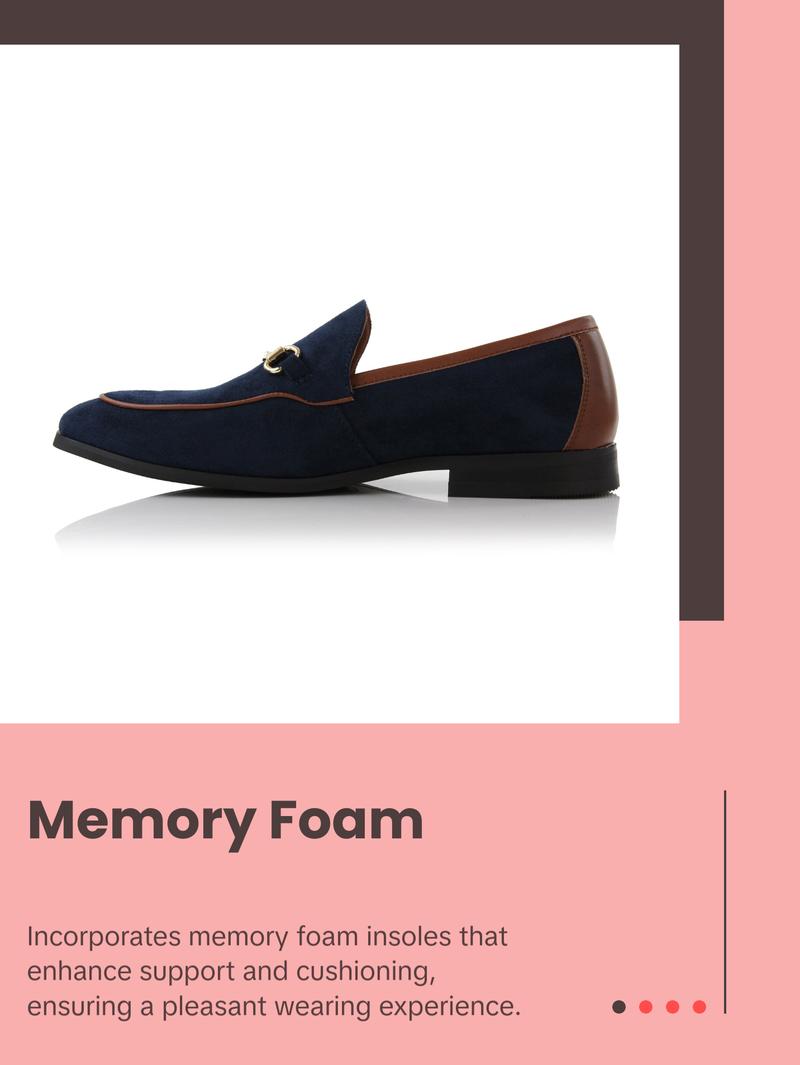 Ferro Aldo Dante novelty penny loafers, in Blue Taupe, Men's Size 6.5 - 13