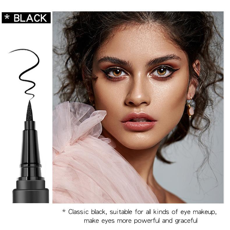 Waterproof Long-Wear Eyeliner Pencil, Smooth-Glide Formula for Sharp or Soft Eye Looks, Smudge-Resistant Daily & Night Makeup Tool  Add Sparkle This Christmas