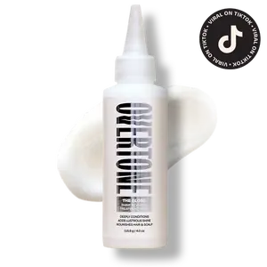 Overtone The Gloss: Shine Reviving Treatment Mask - 18 Plant Oils for Moisturizing Hair Scalp & Strengthening Hair - Luxurious Haircare for Radiant Locks Smooth