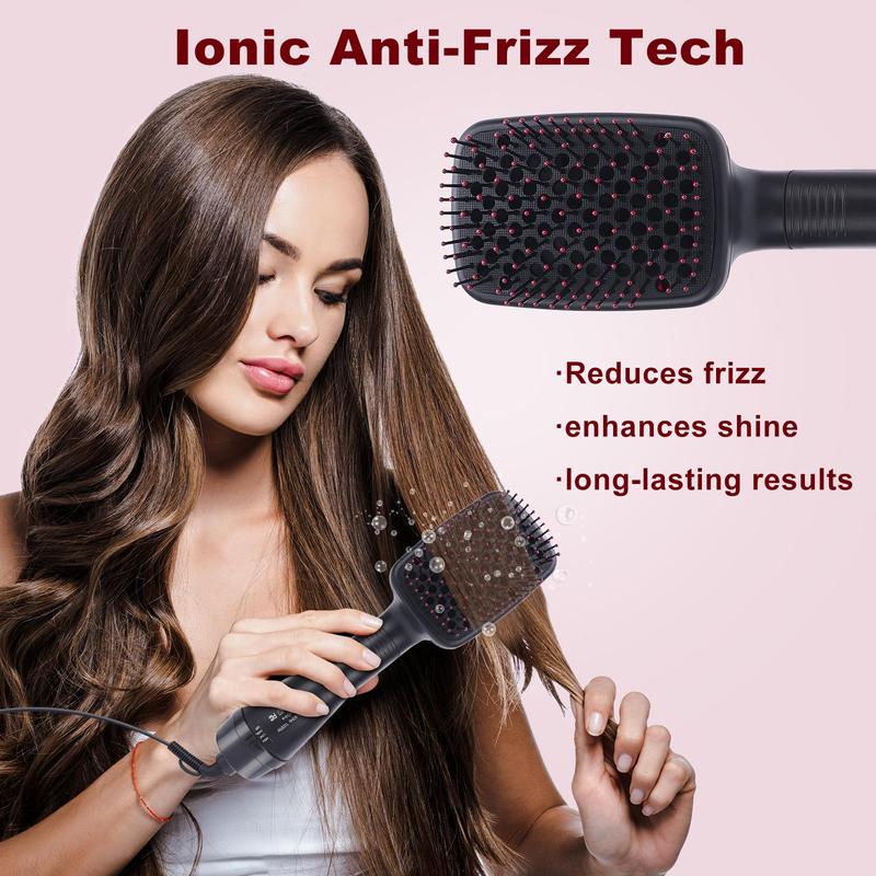 Comfort Comb Design 2-in-1 Hair Dryer & Styling Tool with Hot Air Brush, Fast Drying, Hairdressing Comb, Trending & Back to School Product
