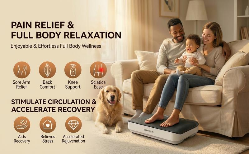 Viamotion Vibration Plate for Seniors & Home Relaxation, Low-Noise 150W Motor, 1-99 Speed Levels, Bluetooth Music, Safe Dual Voltage Protection, LED Display, Perfect Gift for Elders Viamotion Vibration Plate for Seniors & Home Relaxation, Low-Noise 150W Motor, 1-99 Speed Levels, Bluetooth Music, Safe Dual Voltage Protection, LED Display, Perfect Gift for Elders