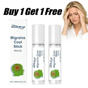 [Buy 1 Get 1 Free] Migraine Relief Stick Roll-On - Peppermint Vertigo Ease Aromatherapy & Cooling Head Comfort