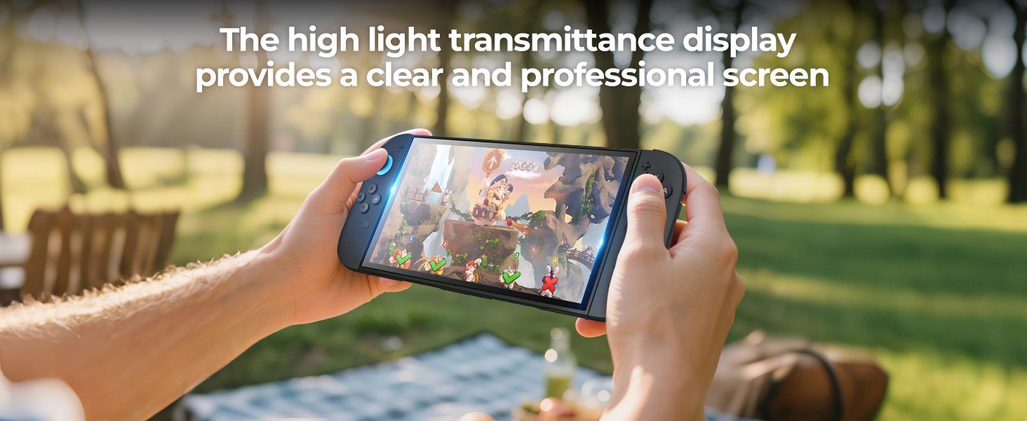 HEYSTOP Switch 2 HD Tempered Glass Screen Protector [4-Pack] - Anti-Scratch, Eye Protection & Easy Installation