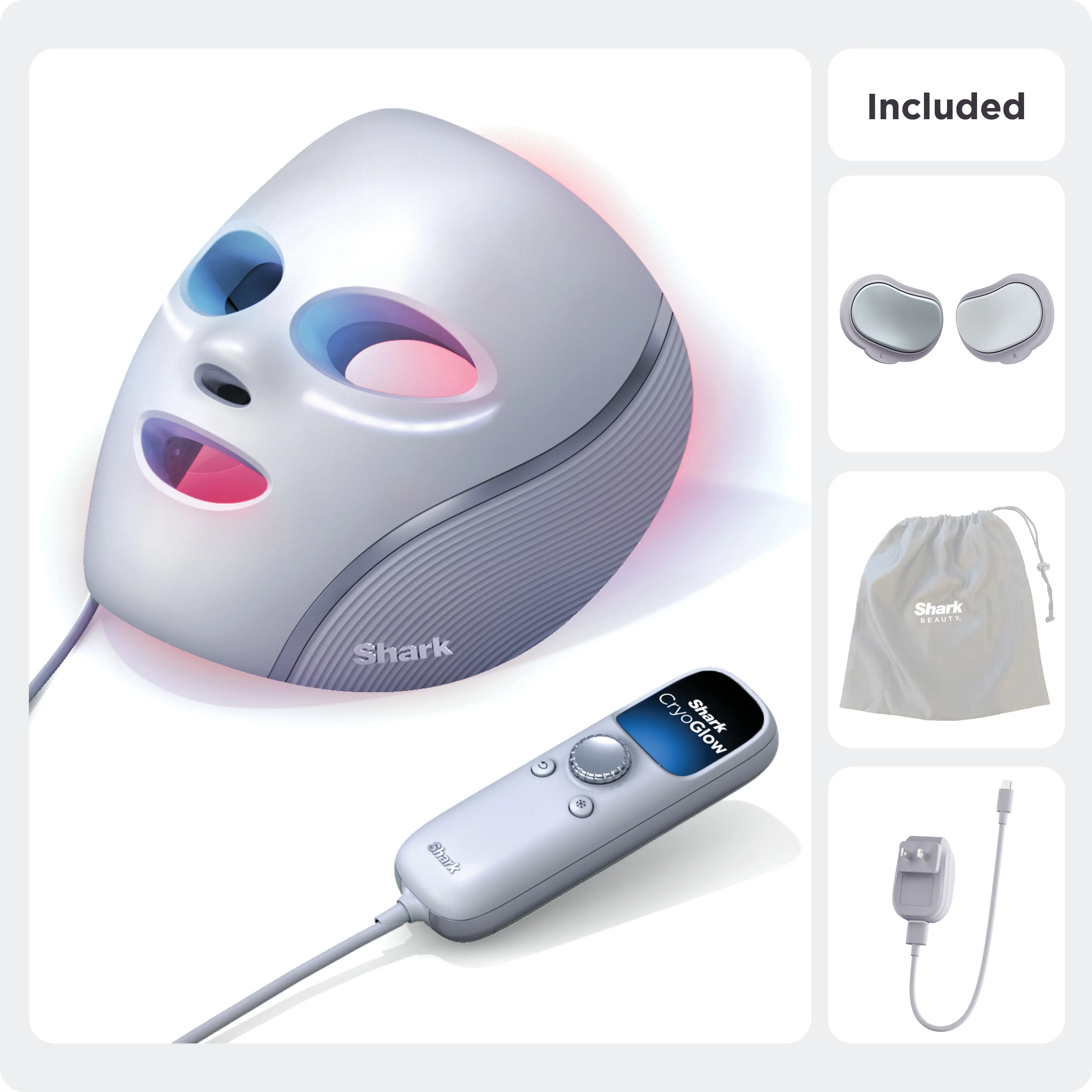 Shark CryoGlow LED Face Mask - FW312