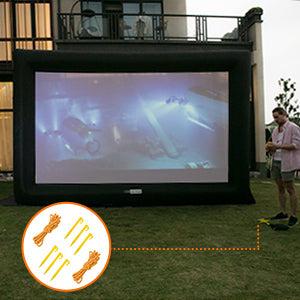GARVEE 20FT Inflatable Projector Screen with Air Blower, 16:9 Screen Ratio, Easy to Carry Storage Bag, Ideal for Outdoor Movie Nights