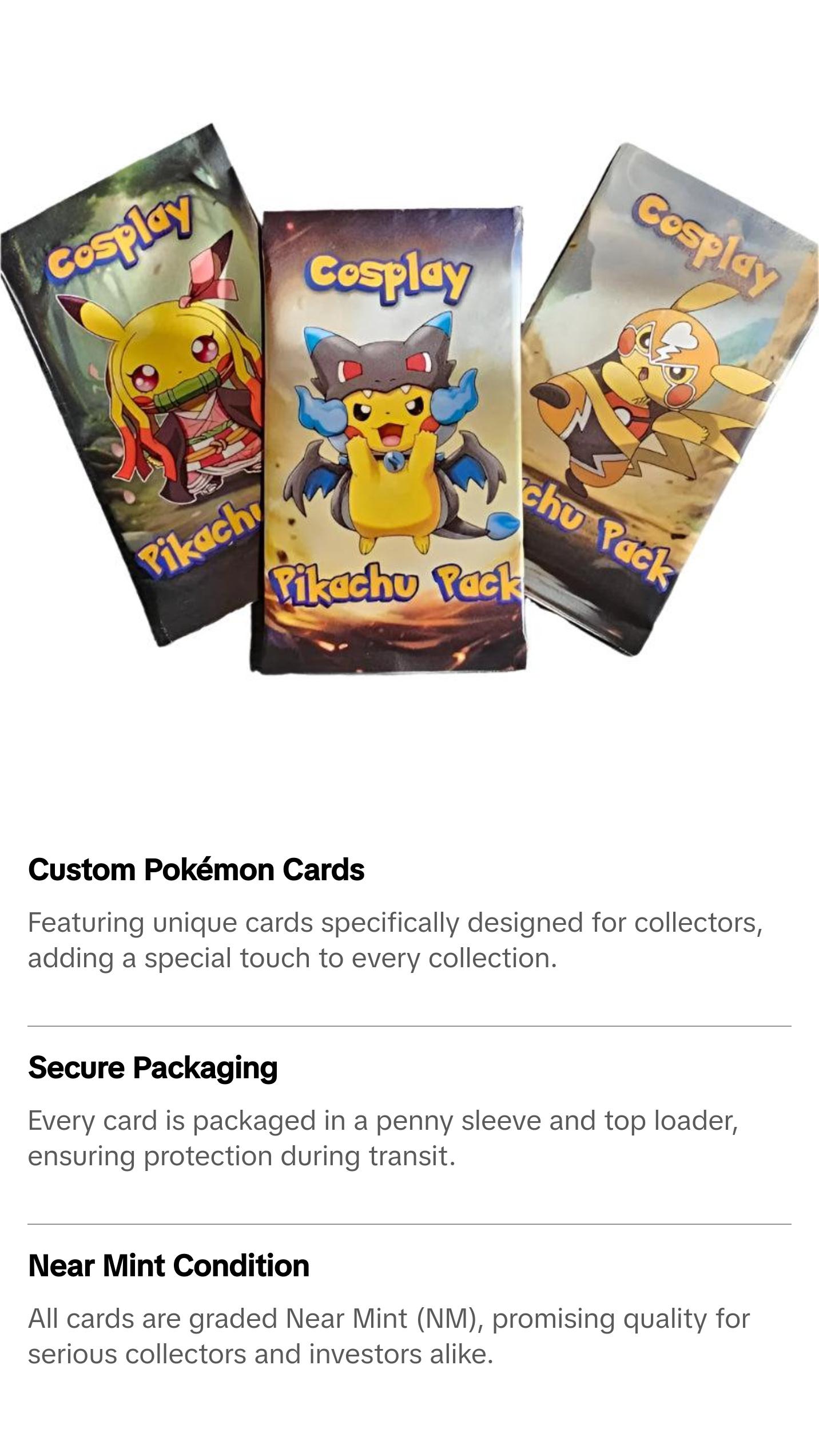 pikachu cosplay pokemon cards Pokemon TCG: Poncho Pikachu Cosplay Mega Charizard XY Break Japanese B –  TBC Games main image 1