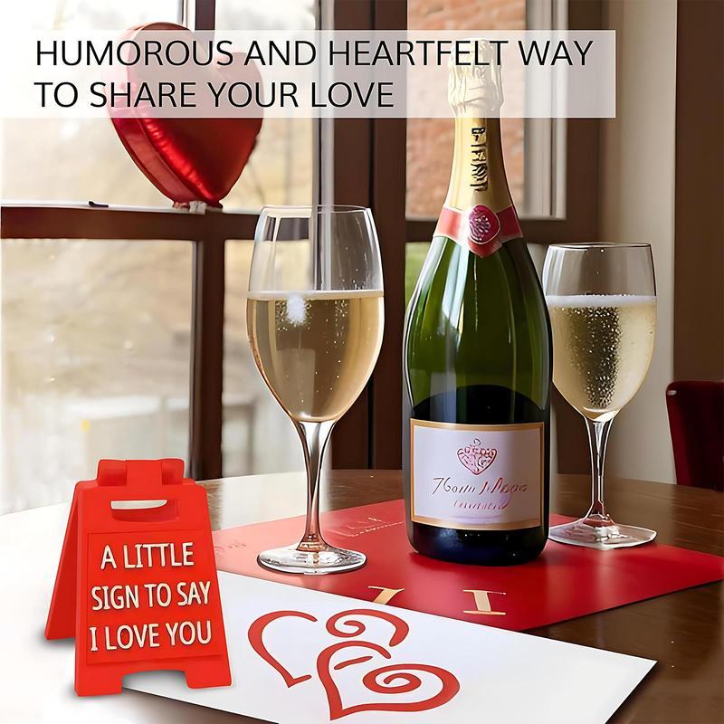 MUNBYN Mini Sign Love Decoration, Valentines Day Gifts-Romantic "I Love You" Message, Perfect Anniversary, Wedding, or Special Occasion Gift for Him or Her MUNBYN Mini Sign Love Decoration, Valentines Day Gifts-Romantic "I Love You" Message, Perfect Anniversary, Wedding, or Special Occasion Gift for Him or Her