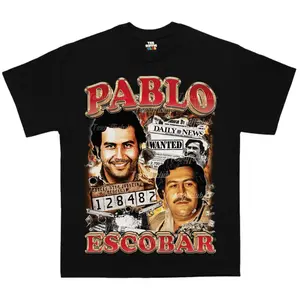 Vintage Pablo Escobar Bootleg Tee, Crime Lord Retro Streetwear Meme Graphic T-Shirt, Unisex Essential Trending Design for Streetwear Enthusiasts
