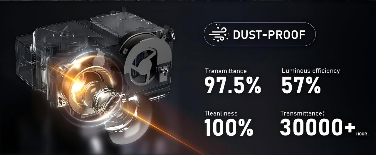 VOPLLS Projector, Netflix Officially Certified Portable Projector with 1200 Lumens, Auto Focus & Keystone, Native 1080P & 4K Support, 3D Dolby Sound, WiFi & Bluetooth, Home Theater & Outdoor Movie Projector for HDMI/USB/Phone/PC (Black) Audio