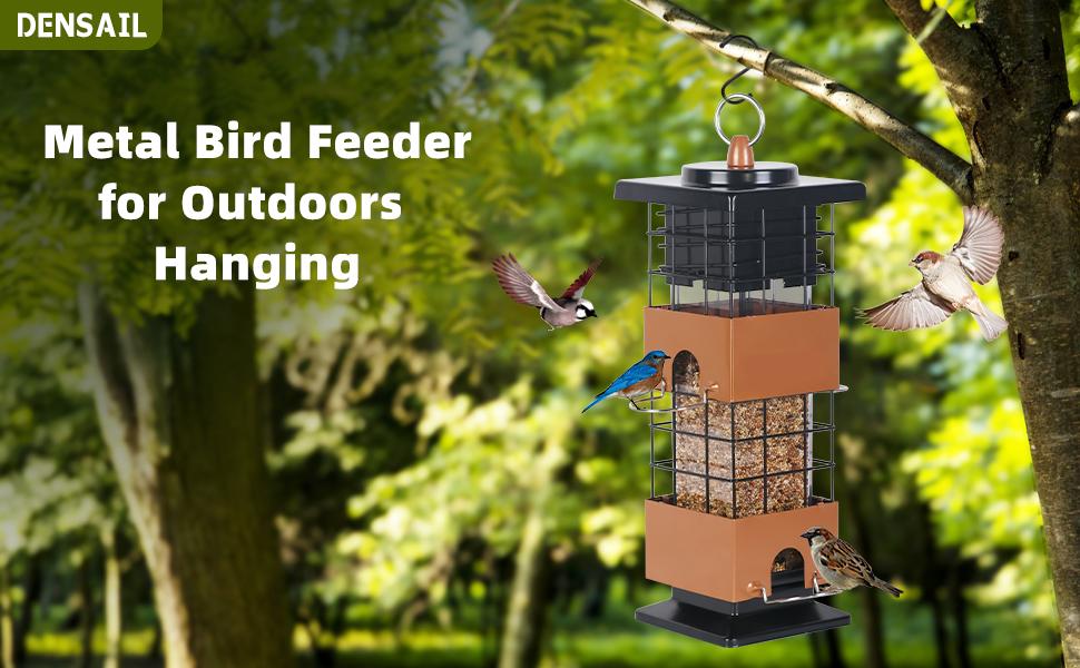 Wildpark Squirrel Proof Bird Feeder – Attract Finches & Cardinals, Say Goodbye to Squirrel Problems – Perfect Gift for Nature Lovers!