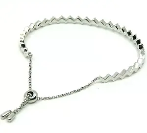 Diamond Option Z-shaped Bracelet