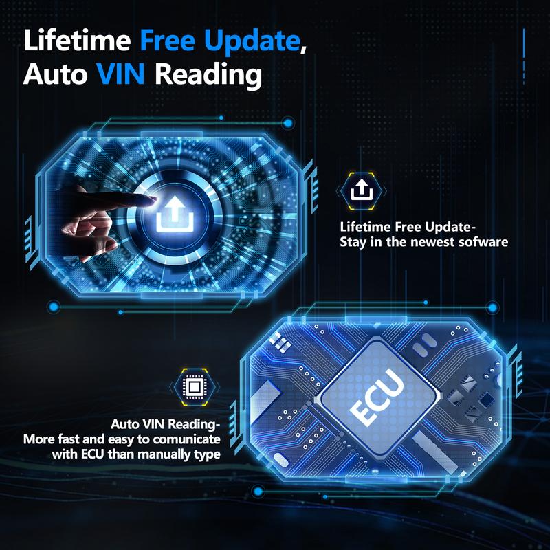 FOXWELL NT614 Elite OBD2 Scanner Car Diagnostic Tool with 5 Reset Service, Engine ABS SRS Transmission Code Reader Scan Tool, ABS Bleeding, SAS/EPB/Throttle/Oil Reset, Battery Test, WIFI Update