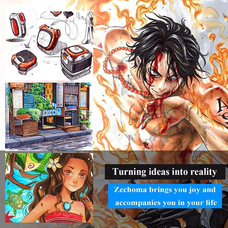 262 168 120 Alcohol Based Marker Set Rich Color Palette Quick Dry Waterproof Dual Tips Ideal for Sketching Drawing Anime Industrial Design Fashion Illustration Perfect for Halloween Christmas 2026 New Year Gift Artist Bundle Art Supplies