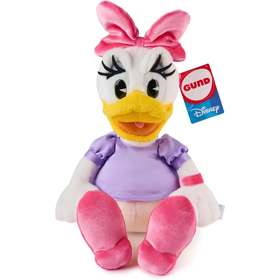 GUND Disney Daisy Duck Classic 14" Plush Toy, Cuddly Stuffed Animal, Collectible with Cute Duck Design, Soft Stuffed Figure