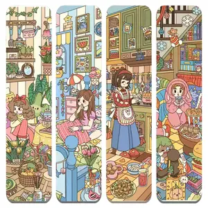 3D Diorama Stickers DIY Miniature Seasonal Scene Journal Decals Spring Summer Autumn Winter Home Craft Stickers