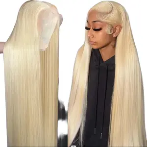 Berrys Hair 613 Blonde 40inch Wig 13x6 HD Lace Frontal Human Hair Wig 250% Density