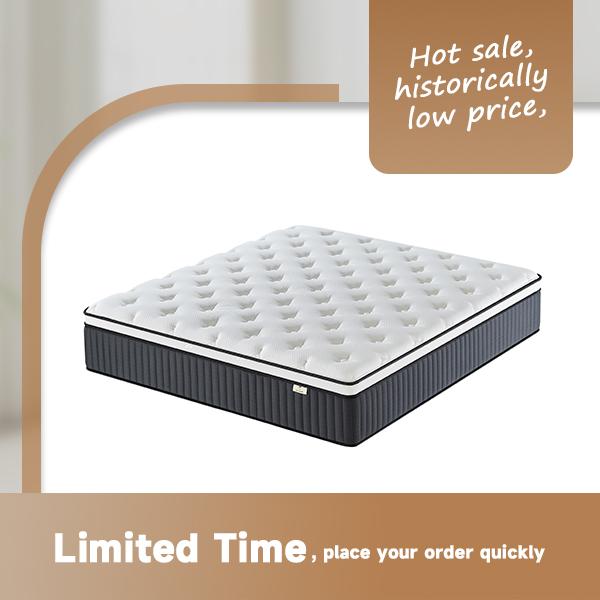 Clearance Sale | Final Stock | Hybrid Mattress 2.0 10–14 Inch Mattress in a Box, Memory Foam & Individual Pocket Springs, Motion Isolation, Pressure Relief, Queen Bed Mattress