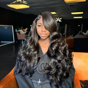 [New In] CheetahBeauty SKINLIKE Real HD lace Wigs 250% Density 13x6 Loose Body Wave HD Lace Front Wigs 13x6 Lace Front Remy Hair Brazilian Loose Body Wave Pre Plucked Natural Black wig