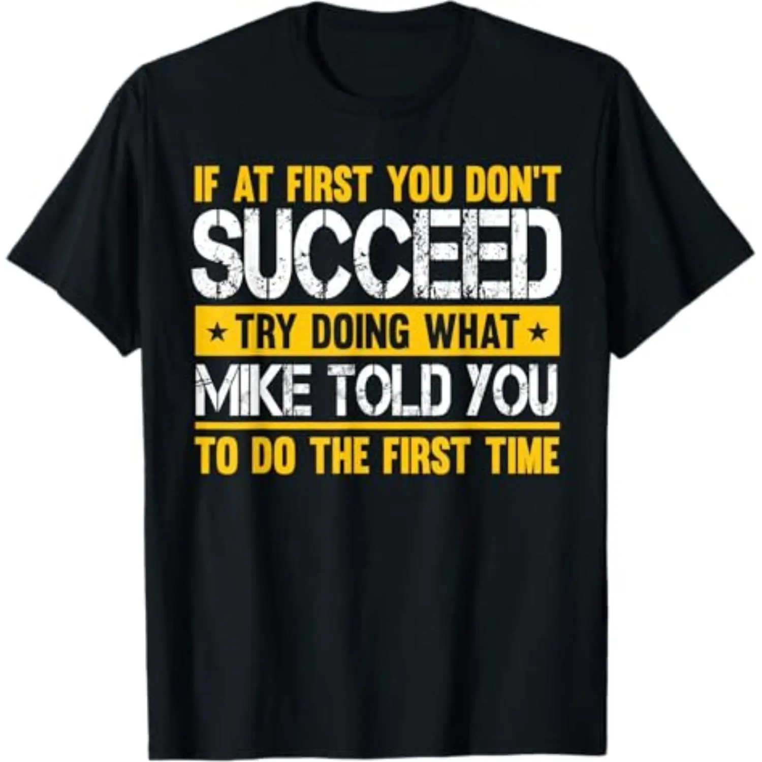 Humorous Birthday TShirt Featuring Mike Says Funny Name Design