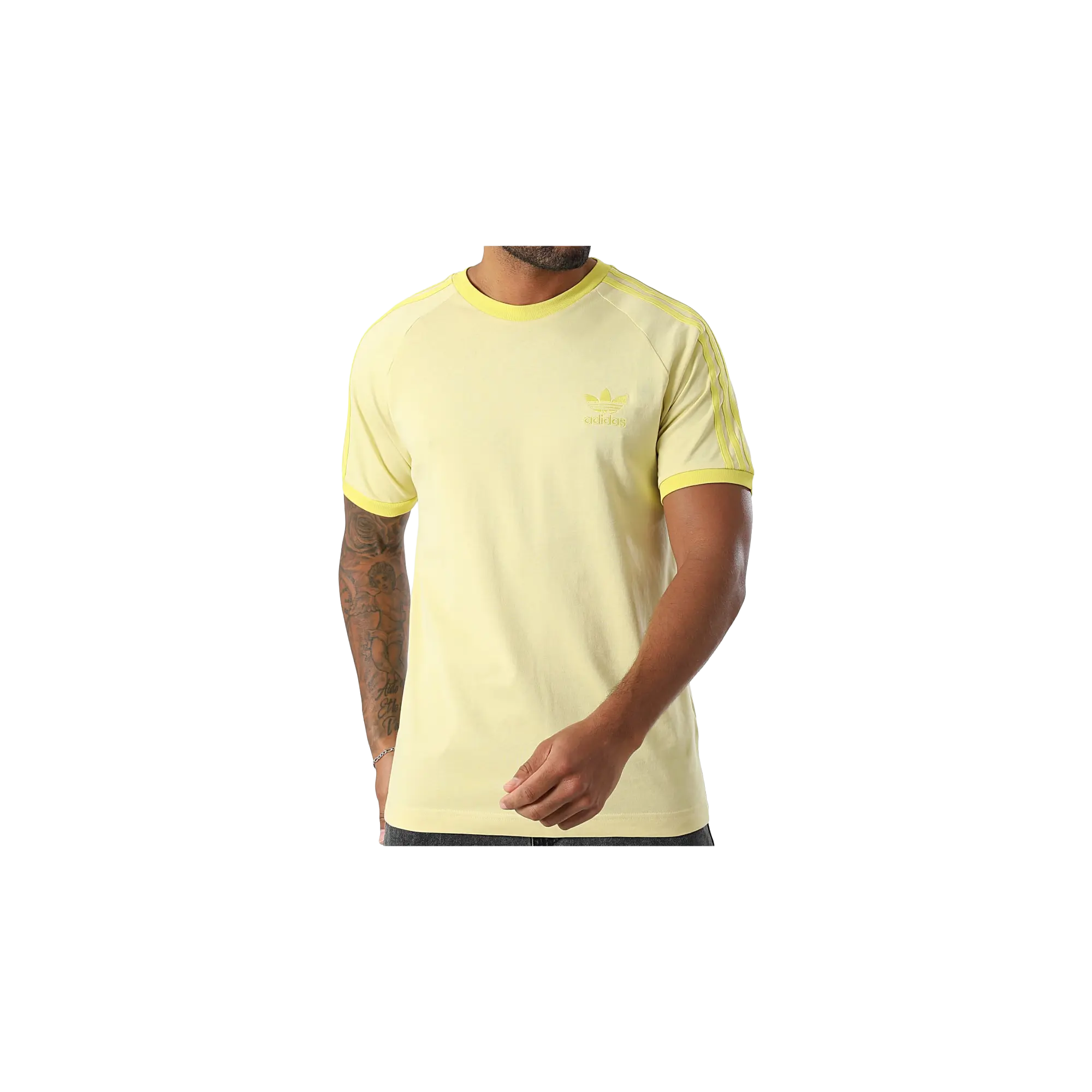 Originals Adicolor Classics 3-Stripes Tee "Powder Yellow" JN7021