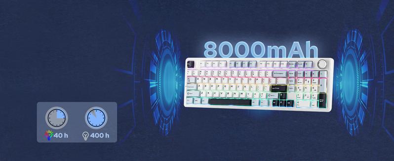 【cap_labs】Official Aula x Leobog F99PRO Mechanical Gaming Keyboard with Knob,Tri-Mode BT5.0/USB-C/2.4GHz Hot Swappable Custom Keyboard,Windows& Android&MAC