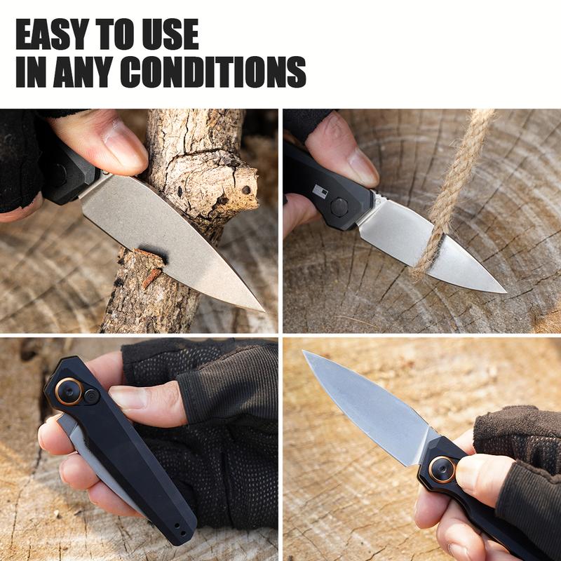 EDC Outdoor Folding Knife Camping Sharp Folding Knife Portable Survival Knife Outdoor Camping Knife