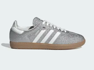Adidas Samba OG Disco Glitter Silver Shine Women's Sneaker - Authentic Brand New Shoes KI6264