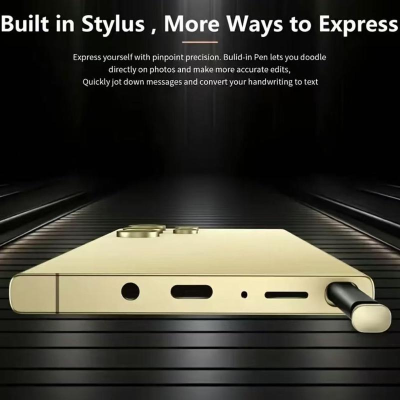 2026 New Android 14 Smart Phone with Built-in Pen Earphones Type-C Charging Cable Case Screen Protector Perfect Holiday Birthday Gift