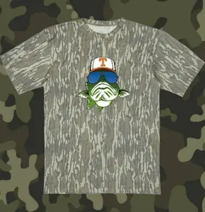 Bill Dance Bass Graphic Tee | Mossy Oak Original Bottomland Camo Shirt | Vintage Washed Out Fishing Tee | Premium Retro Bass Angler & Hunter Outdoor Lifestyle