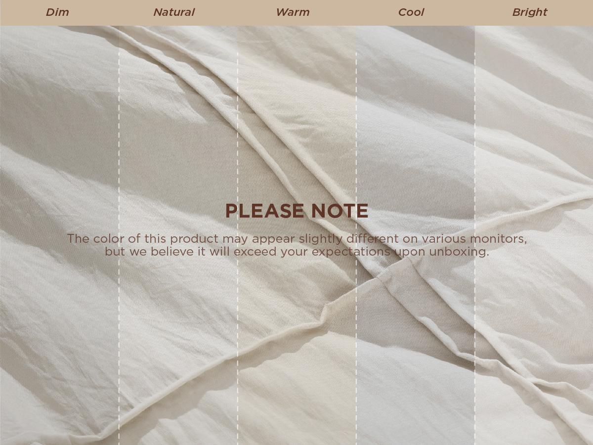 Comforter Set - 4 Pieces Pinch Pleat Bed Set, Boho Bedding for All Season, 1 Soft Comforter, 2 Pillowcases, 1 Decorative Pillow Comforter Set - 4 Pieces Pinch Pleat Bed Set, Boho Bedding for All Season, 1 Soft Comforter, 2 Pillowcases, 1 Decorative Pillow