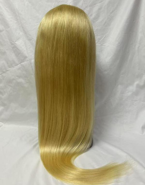 613 Blonde Lace Frontal Wig 13x6 HD Transparent Human Hair Wig For Women Can Be Dyed Pre Plucked With Natural Hairline Colored Wig