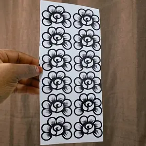 Jamila Daura LLC Henna Design Sticker for Fingers - Simple Floral Patterns Convenient for Celebrations - Aesthetic, Traditional