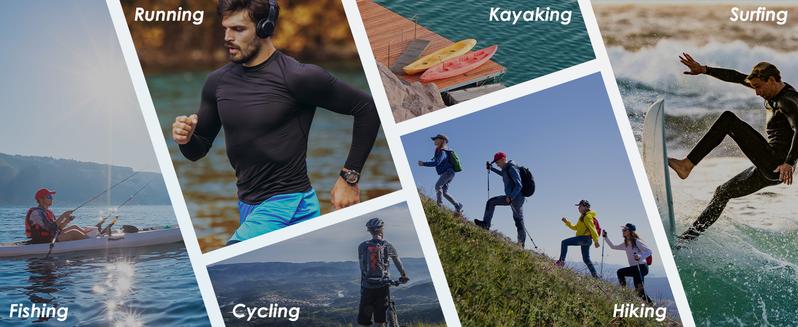 MAGCOMSEN Men's UPF 50+ Long Sleeves Shirts Quick Dry Lightweight Summer Sportswear Tops for Swimming Workout Rashguard Sporty Crew Neck Outdoorfun FallFreshness MAGCOMSEN Men's UPF 50+ Long Sleeves Shirts Quick Dry Lightweight Summer Sportswear Tops for Swimming Workout Rashguard Sporty Crew Neck Outdoorfun FallFreshness