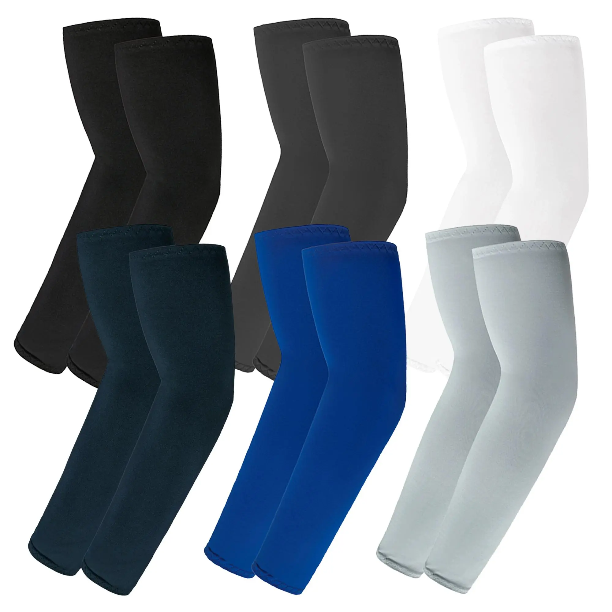 Unisex UPF 50 UV Sun Protection Elbow Sleeves, Cooling Compression Elastic Fit Sports Sleeves for Sports, Outdoor Use, Elbow Sleeve