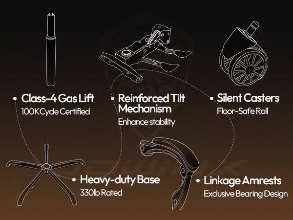 Dowinx Gaming Video Gaming Chair with Shiatsu Neck Massage and Lumbar Support for Home Office High Back Recliner Height Adjustable Ergonomic Comfy Leather Computer Desk Chair Dowinx Gaming Video Gaming Chair with Shiatsu Neck Massage and Lumbar Support for Home Office High Back Recliner Height Adjustable Ergonomic Comfy Leather Computer Desk Chair