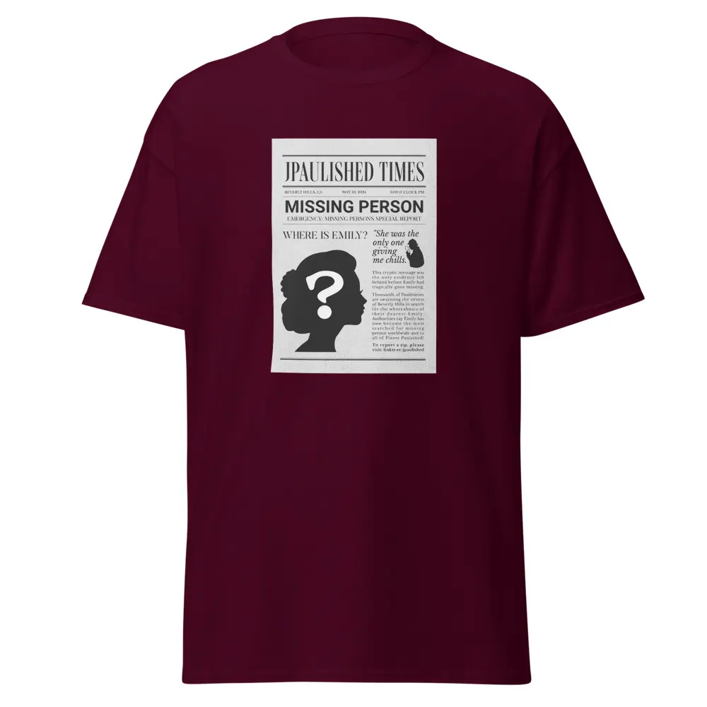Emily Newspaper Tee