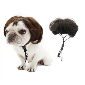 Fun pet wigs, suitable for cats and dogs, adjustable in size and trimmable, making them the ideal accessory for all kinds of pets.