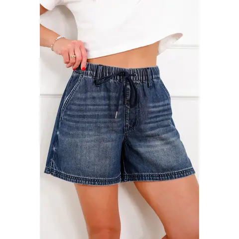 Judy Blue "The Marina" High Waisted Featherweight Baggy Shorts