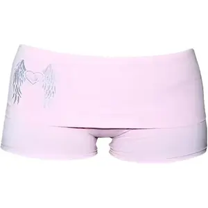 Goth Fold Over Mini Shorts Women Grunge Booty Pj Shorts Teen Girls Clothes  Bottoms Streetwear Casual Graphic