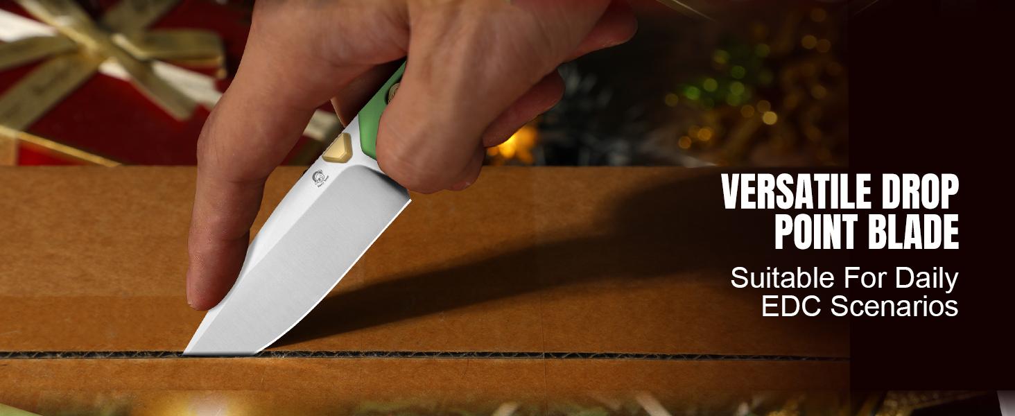 Kizer Christmas Exclusive Edition S45VN Aluminum & G10 Ki3634MC1, V3634MC1 with Nitro-V & G10 & Mkuruti Wood, X'mas Green, Men Gift xmas holiday surprise gift