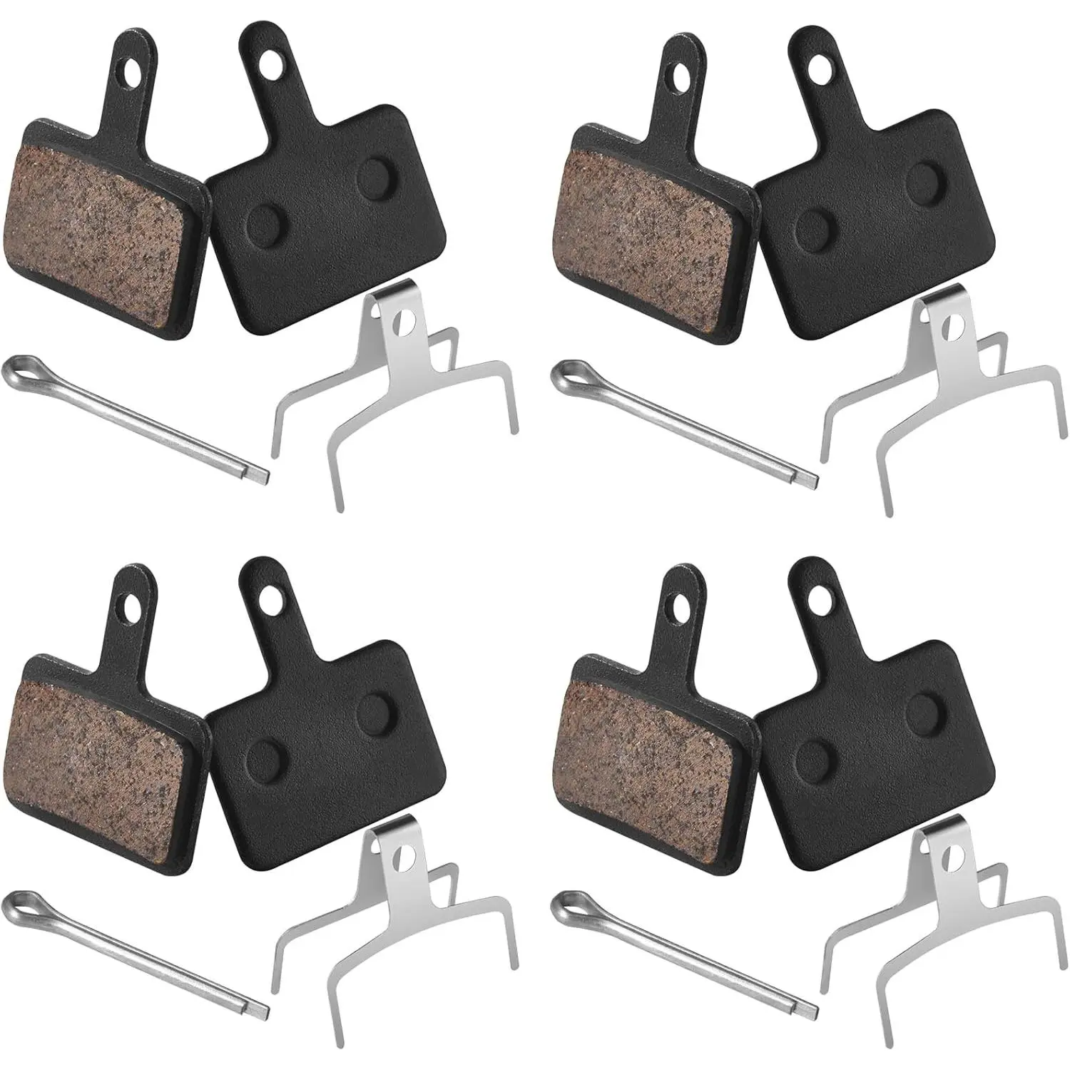 Bike Brake Pads, Bicycle Disc Brake Pads Fit for Tektro Shimano TRP Deore Br-M575 B01s Mt200 M525 M515 T615 T675 M505 M495 M486 M485, Mountain MTB Ebike Brake Pads Replacement