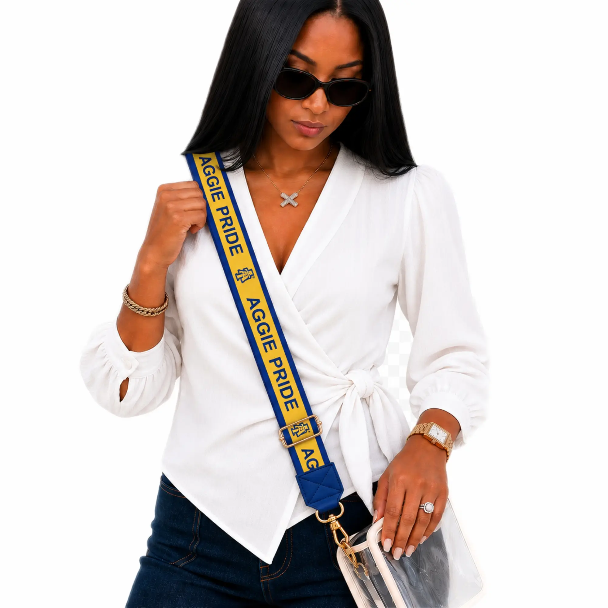 North Carolina A&T Aggie Pride Crossbody Purse Strap