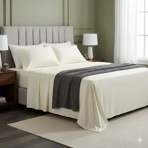 Austin Home Collection Prescott 1000 Thread Count Cal King Beige Sheet Set