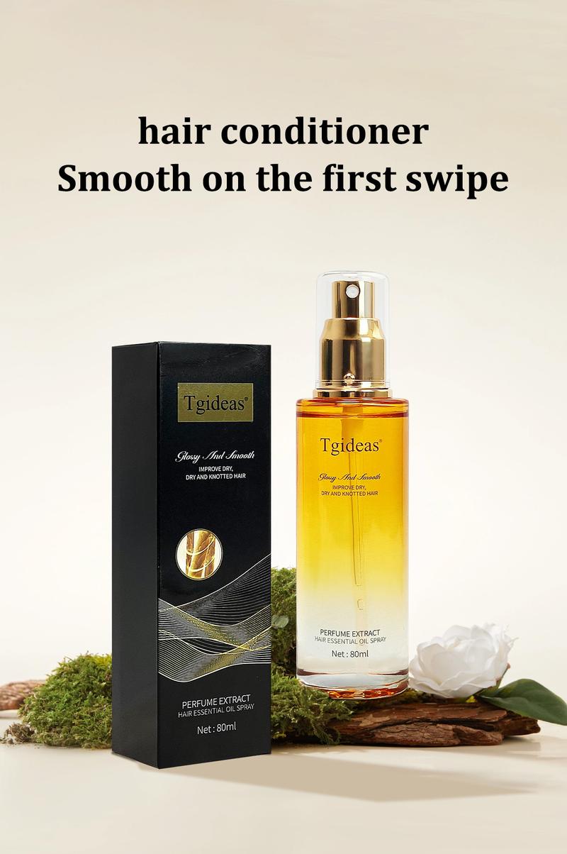 Tgideas 80ml Conditioning Oil Spray Scalp & Hair Strengthener Leave-In Conditioner Comforting Shampoo Cleanser