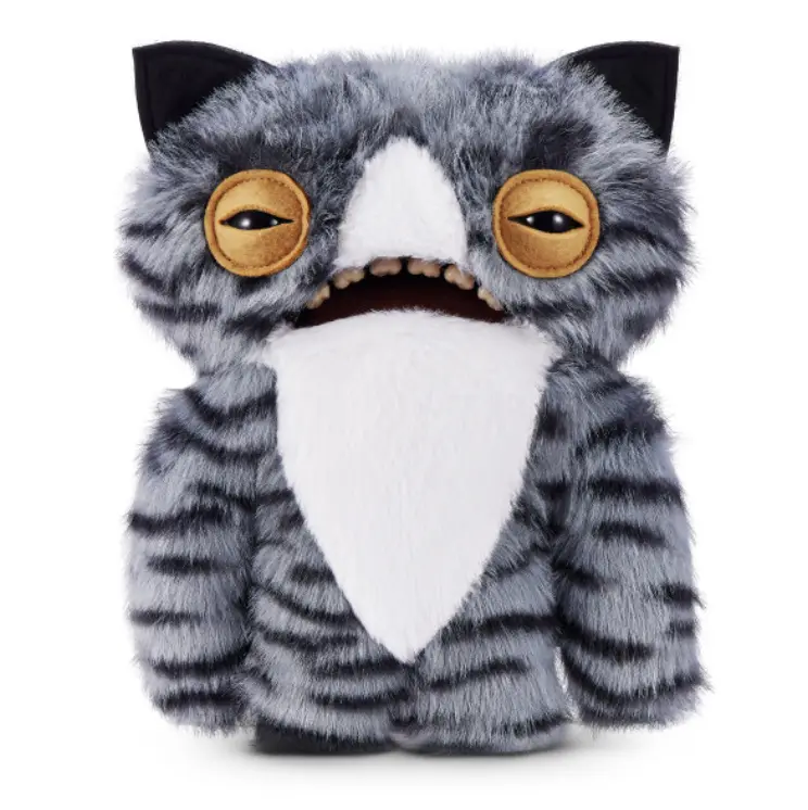 Fuggler Alley Cats 9-in Wide Eyed Stuffed Animal Plushie by ZURU, Fugglers, Stuffed Animals, Animal Design, Collectible Soft Animal
