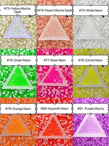 Flat Back Glass Rhinestones (No.73 - No.81) | Multiple Colors & Sizes (SS6-SS20)